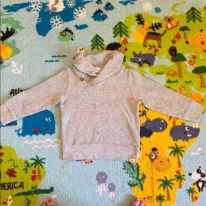 Shawl Neck Sweatshirt